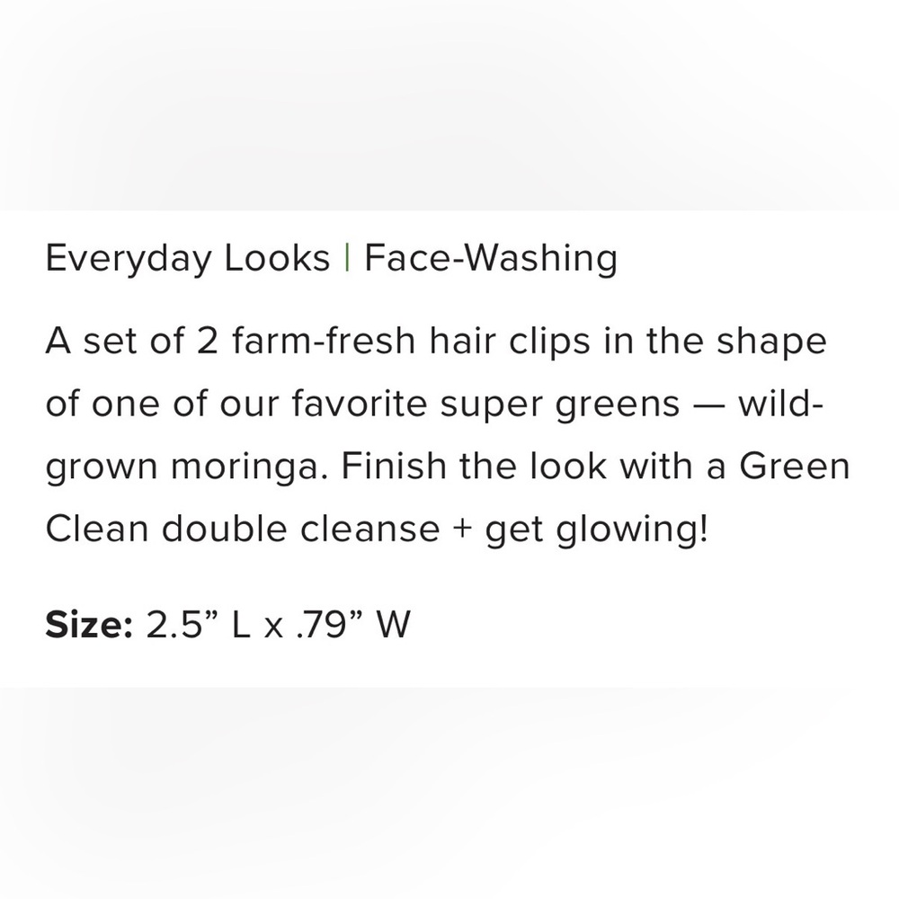 Farmacy Monringa Creaseless Clips - Picture 6 of 8